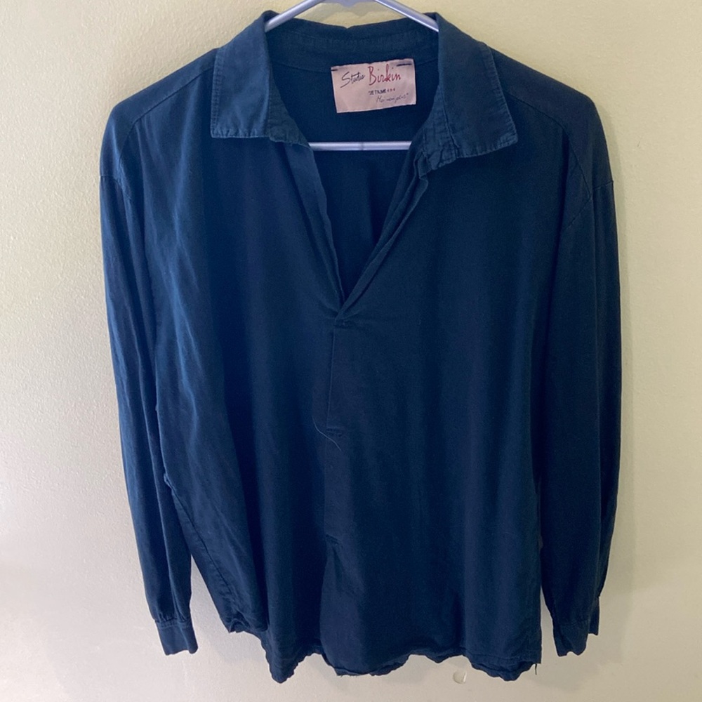Studio Birkin Black Popover Blouse